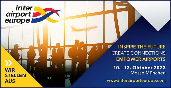 Messeankündigung Interairport 2023, 10.-13.10.